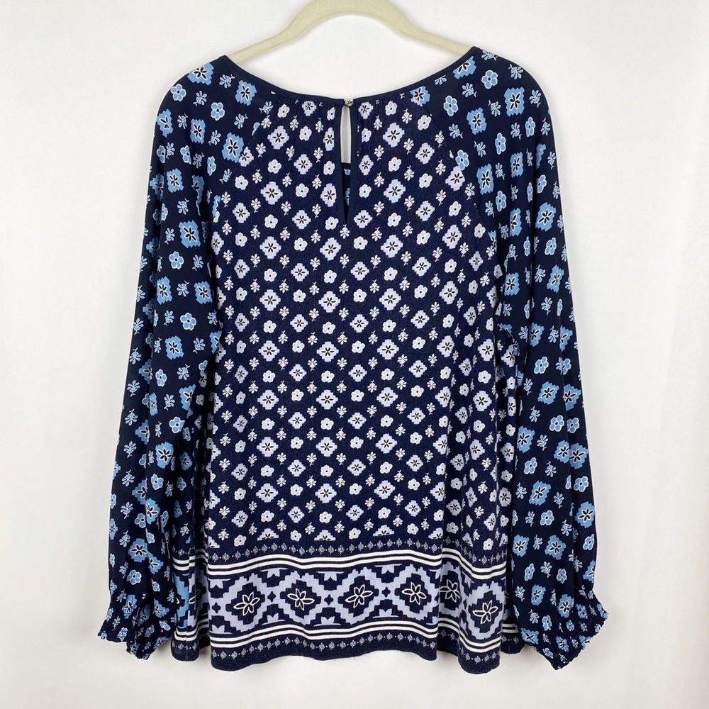 LOFT Floral Long Sleeve Top - Picture 2 of 5